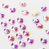 Pure Leaf Shape Crystal AB Flat Back Fancy Rhinestones WholesaleRhinestone